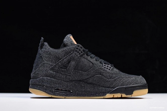 Jordan x 4 Air AO2571-001 'black' Levi's 0713